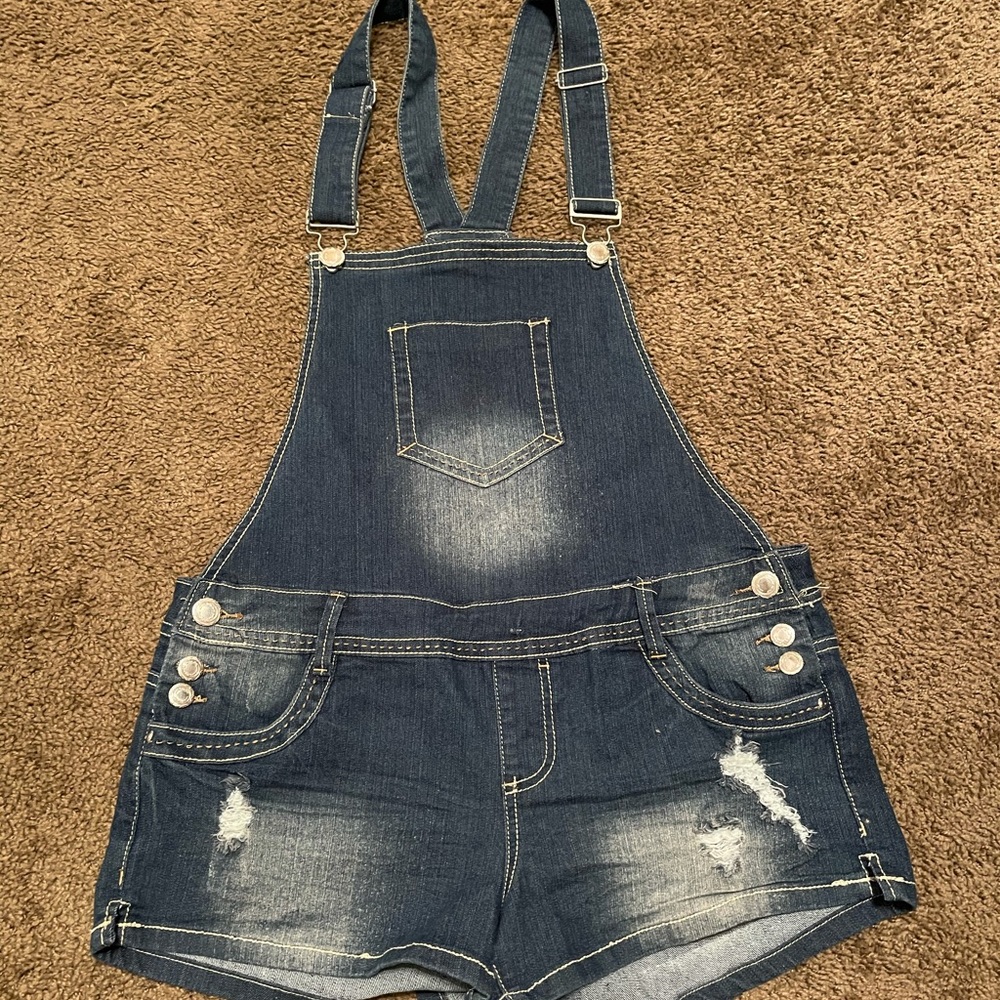 Overall Shorts